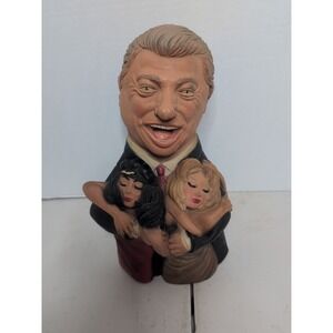Vintage 1998 Mask Illusions Bill Clinton Monica Lewinsky Linda Tripp Puppet